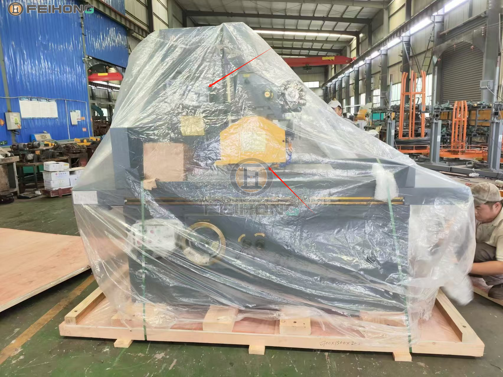 喜訊！熱烈慶祝飛宏1套數(shù)控鋼筋加工設(shè)備裝車完畢順利發(fā)出